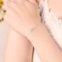 LUHE Sunflower Bracelets,Rose Bracelets,Daisy Bracelets,Sterling Silver Flower Bracelets for Women