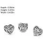 Pandora Jewelry Mother and Son Script Openwork Cubic Zirconia Charm in Sterling Silver Pandora Jewelry Mother and Son Script Openwork Cubic Zirconia Charm in Sterling Silver