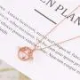 Fadilo Pendant Necklaces for Women Sterling Silver Necklaces Planet Smile Heart Adjustable Jewelry Gift for Women Wedding Mothers Day