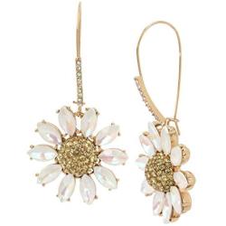 Betsey Johnson Flower Drop Earrings