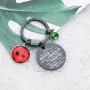 BAUNA Ladybug Keychain BFF Friendship Gift Always Remember You’re Braver Than You Believed Key Ring Cosplay Charm Jewelry BAUNA Ladybug Keychain BFF Friendship Gift Always Remember You’re Braver Than You Believed Key Ring Cosplay Charm Jewelry