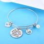 Nimteve Mom Gifts from Daughter Son Mother Bracelet Bangle Jewellery Gifts for Women
