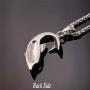U7 Shark/Fish/Dolphin Pendant Animal Jewelry Men Boys Necklace with Stainless Steel/Gold/Black Gun Plated/925 Sterling Silver Chain