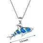 Bamos Ocean Opal Necklace for Women Girls Boys, 14K Gold Plated Shark/Sea Turtle/Dolphin/Starfish/Sailfish/Penguin/Seahorse/Conch/Stingray/Whale Tail Pendant Necklace, 16.5''-18.0'' Bamos Ocean Opal Necklace for Women Girls Boys, 14K Gold Plated Shark/Sea Turtle/Dolphin/Starfish/Sailfish/Penguin/Seahorse/Conch/Stingray/Whale Tail Pendant Necklace, 16.5''-18.0''