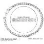 ChainsPro Men/Women Box/Wheat/Twist Rope Chain Bracelet, 4/6mm Width, 20/22CM, 316L Stainless Steel/18K Gold Plated (Send Gift Box ChainsPro Men/Women Box/Wheat/Twist Rope Chain Bracelet, 4/6mm Width, 20/22CM, 316L Stainless Steel/18K Gold Plated (Send Gift Box