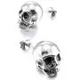 Fusamk Punk Piercing Body Jewelry Titanium Steel Skull Stud Earrings Fusamk Punk Piercing Body Jewelry Titanium Steel Skull Stud Earrings