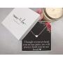 Emma Lou Miscarriage Necklace, Stainless Steel Tiny Heart Necklace, Miscarriage Jewelry for Mother