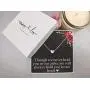 Emma Lou Miscarriage Necklace, Stainless Steel Tiny Heart Necklace, Miscarriage Jewelry for Mother