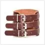 Mgutillart Punk Rock Metal Buckle Wristband Wide Leather Belt Cuff Bracelet Mgutillart Punk Rock Metal Buckle Wristband Wide Leather Belt Cuff Bracelet