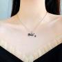 HooAMI Vintage Motorcycle Biker Pendant Cremation Jewelry Keepsake Memorial Urn Necklace