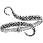 RechicGu Vintage Octopus Tentacle Animal Sea Ocean Hinged Open Bracelet Bangle Cuff Scary Horror Goth