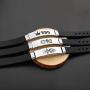 Sunssy 3PCS RBG Dissent Collar Bracelet for Women Stainless Steel Silicone Bracelet RBG Jewelry Gifts Fan of Ruth Bader Ginsburg