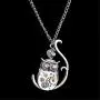 AILUOR Steampunk Gear Pendant Necklace, Punk Vintage Gothic Love Heart Owl Butterfly Bee Insect Chain Sweater Pendant Necklace Jewelry for Women Girl AILUOR Steampunk Gear Pendant Necklace, Punk Vintage Gothic Love Heart Owl Butterfly Bee Insect Chain Sweater Pendant Necklace Jewelry for Women Girl