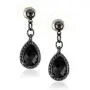 1928 Jewelry Black Victorian Inspired Petite Teardrop Earrings 1928 Jewelry Black Victorian Inspired Petite Teardrop Earrings
