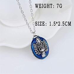 Mochun 3 Pieces The Vampire Diaries Katherine Elena, Stefan, Damons Necklace Pendant Charm Jewelry for Boys Girls