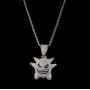 JRjewelry Hip Hop Bling Iced-Out Gengar Pendant Necklace Gold Plated 24'' Rope Chain JRjewelry Hip Hop Bling Iced-Out Gengar Pendant Necklace Gold Plated 24'' Rope Chain