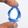 Blue Topaz Gem 44.00 Ct Brazilian Topaz Faceted Pear Blue Topaz Gemstone Loose