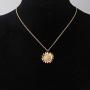 Sunflower Pendant Necklace Floral Jewelry Bridesmaid Gifts