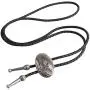 COOLLA Bolo tie- Handmade Western Cowboy Black Vintage Cicada Pendant for Women,Men