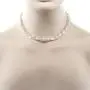 Gem Stone King Twisted White Cultured Freshwater Pearl 16 Inch Necklace for Women and 7 Inch Bracelet with Magnetic Clasp