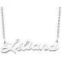 LoEnMe Jewelry Silver Name Necklace of Plated Personalized Gift for Women Girls Couple LoEnMe Jewelry Silver Name Necklace of Plated Personalized Gift for Women Girls Couple