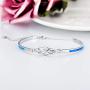 WINNICACA Women Opal Cuff Bangle Bracelet,Hypoallergenic Sterling Silver Inspirational Jewelry Birthday Mothers Day Gifts for Her Mom Friends