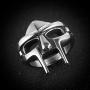 HZMAN Mens Gothic Biker Punk Vintage Stainless Steel Ring Spartan Mask Helmet Nordic Pagan Viking Rings