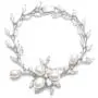 Mariell Freshwater Pearl and Cubic Zirconia Bridal Bracelet, Genuine Platinum Plated Wedding Jewelry Mariell Freshwater Pearl and Cubic Zirconia Bridal Bracelet, Genuine Platinum Plated Wedding Jewelry