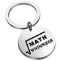 PENQI Mathematical Formula Keychain Gift Math Lovers Jewelry Math Whisperer Keychain Math Jewelry Math Lovers Jewelry Math Teacher Appreciation Gift