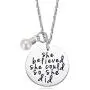 Gifts for Teenage Girls - Necklaces for Teen Girls Engraved Jewelry She Believed She Could So She Did Jewelry Pearl Necklace Inspirational Necklace Birthday Gift for Women Gifts for Teenage Girls - Necklaces for Teen Girls Engraved Jewelry She Believed She Could So She Did Jewelry Pearl Necklace Inspirational Necklace Birthday Gift for Women