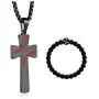 XIEXIELA Baseball Cross Pendant Necklaces, I CAN DO All Things Strength Bible Verse Stainless Steel Sport Necklace with Chain 22''+3'' XIEXIELA Baseball Cross Pendant Necklaces, I CAN DO All Things Strength Bible Verse Stainless Steel Sport Necklace with Chain 22''+3''