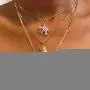 Twinklede Boho Layered Necklace Gold Elephant Pendant Necklaces Chain Nefertiti African Map Necklace Jewelry for Women and Girls (Gold 1)