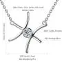 Zodiac Sign Necklace 925 Sterling Silver 12 Constellation Pendant & Rings Horoscope Astrology Jewelry Crystal Cubic Zirconia Birthday