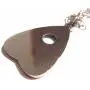 Silver Tone Metal Ouija Board Planchette Pendant Chain Necklace Gothic Spooky Halloween Psychobilly Punk Silver Tone Metal Ouija Board Planchette Pendant Chain Necklace Gothic Spooky Halloween Psychobilly Punk