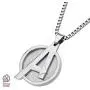 Marvel Comics Unisex ''A'' Logo Avengers Stainless Steel Chain Pendant Necklace, 24'' Marvel Comics Unisex ''A'' Logo Avengers Stainless Steel Chain Pendant Necklace, 24''