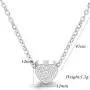 Jude Jewelers Stainless Steel Small Heart Charm Collar Necklace Jude Jewelers Stainless Steel Small Heart Charm Collar Necklace