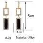 New simple ladies earrings rectangular earrings geometric fashion earrings personalized earrings jewelry New simple ladies earrings rectangular earrings geometric fashion earrings personalized earrings jewelry