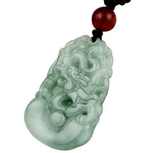 Nanamap 12 Chinese Traditional Zodiac Green Jade Pendant/Lucky Necklaces/