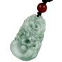 Nanamap 12 Chinese Traditional Zodiac Green Jade Pendant/Lucky Necklaces/
