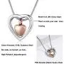Personalized Engrave Beautiful Cremation Jewelry Urn Pendant Necklace for Ashes Stainless Steel Memorial Jewelry for Papa Nana Grandpa Grandma Dad Mom