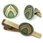 SharedImagination Aquaman Cufflinks, The Justice League Tie Clip, DC Comics Jewelry, Avengers Cuff Links Link, Marvel Tie Tack, Groomsmen Gift Wedding Party