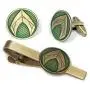 SharedImagination Aquaman Cufflinks, The Justice League Tie Clip, DC Comics Jewelry, Avengers Cuff Links Link, Marvel Tie Tack, Groomsmen Gift Wedding Party