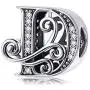 Eternalll Jewellery - Spacer Beads Authentic 925 Sterling Silver Charms Vintage A-Z Letter Alphabet Charms Fit Pandora Bead Bracelets & Women Original Charm DIY Jewelry Eternalll Jewellery - Spacer Beads Authentic 925 Sterling Silver Charms Vintage A-Z Letter Alphabet Charms Fit Pandora Bead Bracelets & Women Original Charm DIY Jewelry