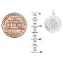 Ritastephens Italian Sterling Silver or Gold Tone Round Saint St Christopher Medal Charm Pendant Necklace (Varying Sizes) Ritastephens Italian Sterling Silver or Gold Tone Round Saint St Christopher Medal Charm Pendant Necklace (Varying Sizes)