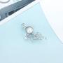 LGSY Sterling Silver Dolphin with Babies Pearl Cage Pendants for Women, Design Pearl Cage Pendants for Pearl Jewelry Making, Essential Oil Diffuser Lockets for Pearl Jewelry