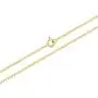 In Season Jewelry 18k Gold Plated Small Jesus Crucifix Cross Pendant Catholic Necklace 16''