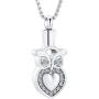 zeqingjw Crystal Owl Cremation Jewelry Pendant for Ashes for Animal Memorial Lockets Keepsake Pet Urns Necklace Jewelry for Ashes zeqingjw Crystal Owl Cremation Jewelry Pendant for Ashes for Animal Memorial Lockets Keepsake Pet Urns Necklace Jewelry for Ashes