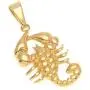 Xusamss 18K Gold Plated Stainless Steel Animal Scorpion Pendant Necklace,24inches Link Chain Xusamss 18K Gold Plated Stainless Steel Animal Scorpion Pendant Necklace,24inches Link Chain