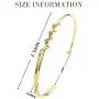 Jugalstar 14K Gold Plated Bangles Bracelets Cuff Stainless Steel Gild Jewelry for Women Fashion Girls Sister Birthday Mothers Day Gifts Jugalstar 14K Gold Plated Bangles Bracelets Cuff Stainless Steel Gild Jewelry for Women Fashion Girls Sister Birthday Mothers Day Gifts
