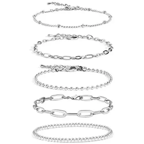NA Gold Chain Bracelet Sets for Women GirlsBracelets Adjustable Layered Metal Link Bracelet Set Handmade Fashion Jewelry. NA Gold Chain Bracelet Sets for Women GirlsBracelets Adjustable Layered Metal Link Bracelet Set Handmade Fashion Jewelry.